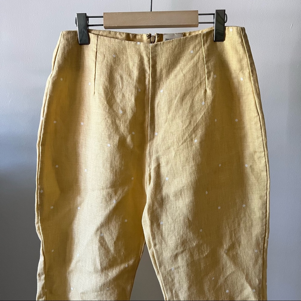 Zulu & Zephyr Linen Polka Dot Pants Size Small - Picture 11 of 15